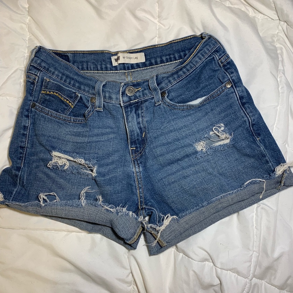 Levi denim shorts